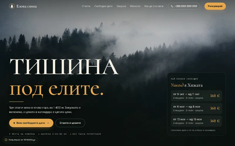 Сайт за къща за гости